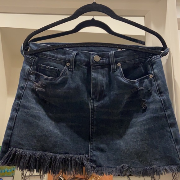 Blank NYC Jean Skirt Dark Blue - Picture 2 of 8